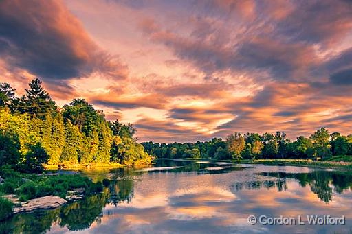 Mississippi River At Pakenham_P1130738.jpg - Photographed near sunset at Pakenham, Ontario, Canada.